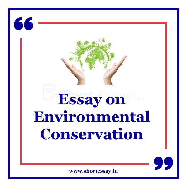 Essay on Environmental Conservation