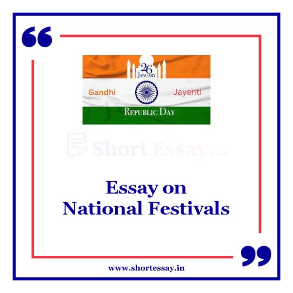 Essay on National Festivals