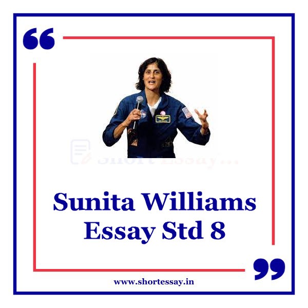 Sunita Williams Essay Std 8
